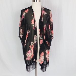 Shawl with flowers